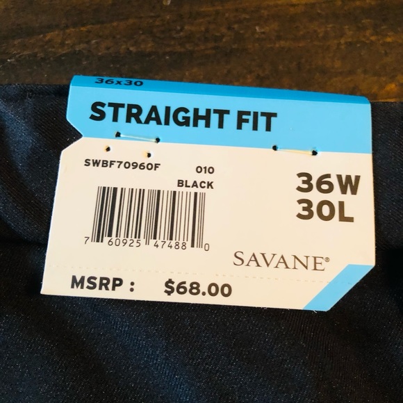 Savane Mens Dress Slack Pants NWT - Picture 2 of 7
